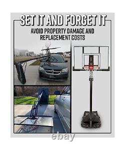 Standard Size, Black Heavy Duty Weighted Base Anchor for Basketball Hoops