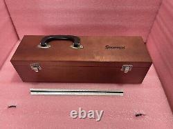 Starrett 659BZ Heavy-Duty Magnetic Base with25-181 Dial Indicator and Wood Case