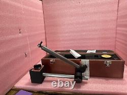 Starrett 659BZ Heavy-Duty Magnetic Base with25-181 Dial Indicator and Wood Case