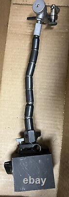 Starrett magnetic base 659 Heavy Duty with flexible post 657TW barely used READ