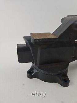 Vintage Heavy Duty Craftsman USA Vise 5 1/2 4 Bolt Swivel Base 51871 Nice