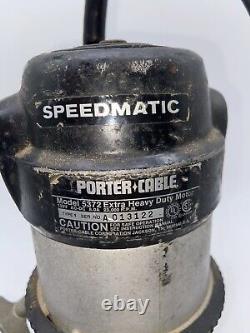 Vintage Porter Cable 5372 Extra Heavy Duty Router 5502 Base