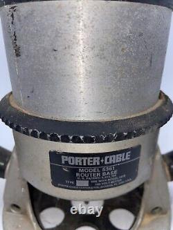 Vintage Porter Cable 5372 Extra Heavy Duty Router 5502 Base