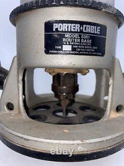 Vintage Porter Cable 5372 Extra Heavy Duty Router 5502 Base