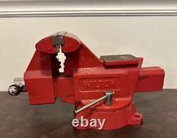 WILTON Swivel Base Bench Vise Jaws 6-1/2 Machinist Tool Heavy Duty Anvil