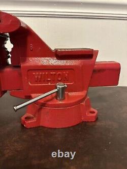 WILTON Swivel Base Bench Vise Jaws 6-1/2 Machinist Tool Heavy Duty Anvil