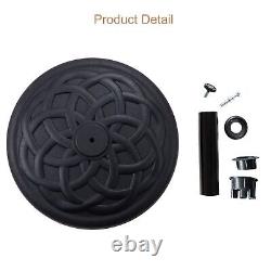 42 lb Support de base rond robuste pour parasol de table de marché extérieure, noir