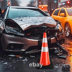 8 Cônes de signalisation LED pliables avec base lourde pour les premiers intervenants