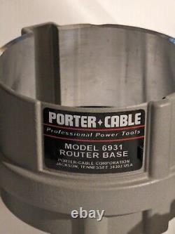 Base de routeur plongeant robuste Porter Cable modèle 6931 Type 2 USA