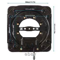 Base pivotante de siège robuste en acier pour RV, camping-car, bateau, bus