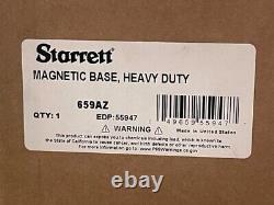 En stock: Ensemble de base magnétique robuste Starrett 659AZ
