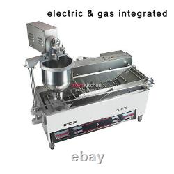 Machine à donuts automatique électrique et à gaz à usage intensif 800-1200 pièces par heure
