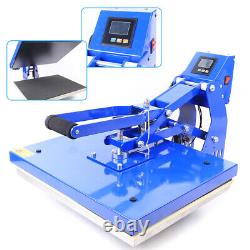 Machine de presse thermique robuste 16 x 20 pouces avec base magnétique semi-automatique ouverte aux États-Unis