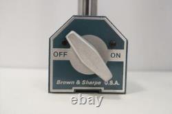 Nouveau support de comparateur à cadran à base magnétique de haute résistance Brown & Sharpe 599-7744 449 $