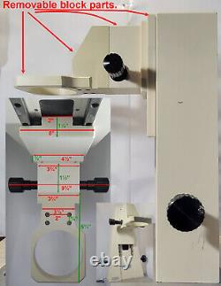 Positionneur de précision Mikro, ±6½ de déplacement en Y avec une base robuste de 20 x 14