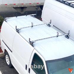 Support de toit à trois barres robuste GFY pour Ford Econoline Toutes Années et Finitions BLANCHE